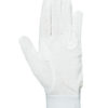 Basic cotton horse riding gloves with polygrip palm, reinforcement between rein fingers and velcro fastener