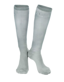 Elegant, classy and high quality stretchy thin stocking like horse riding knee high socks with logo