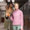 Christa Women's Fleece Riding Jacket with Half Zip