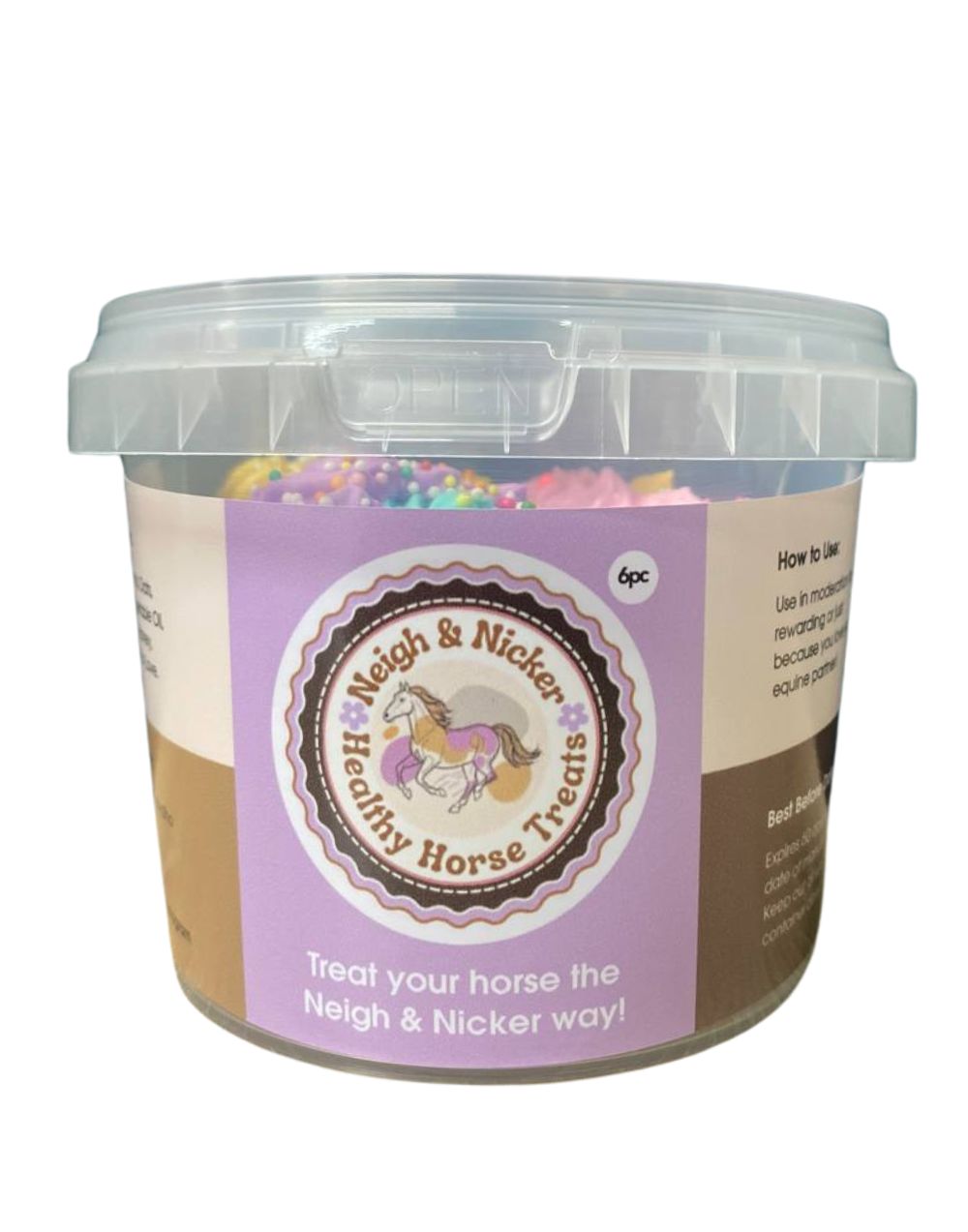 Neigh and Nicker Horse Treats 6 Piece