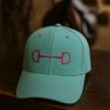Snaffle Linen Cap_Turquoise Color