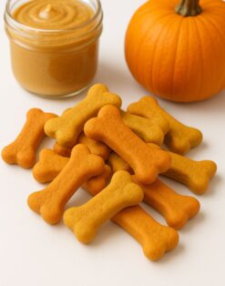 Peanut Butter & Pumpkin Dog Treats