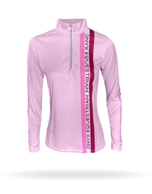 Pink Triple Stripe Sun Shirt