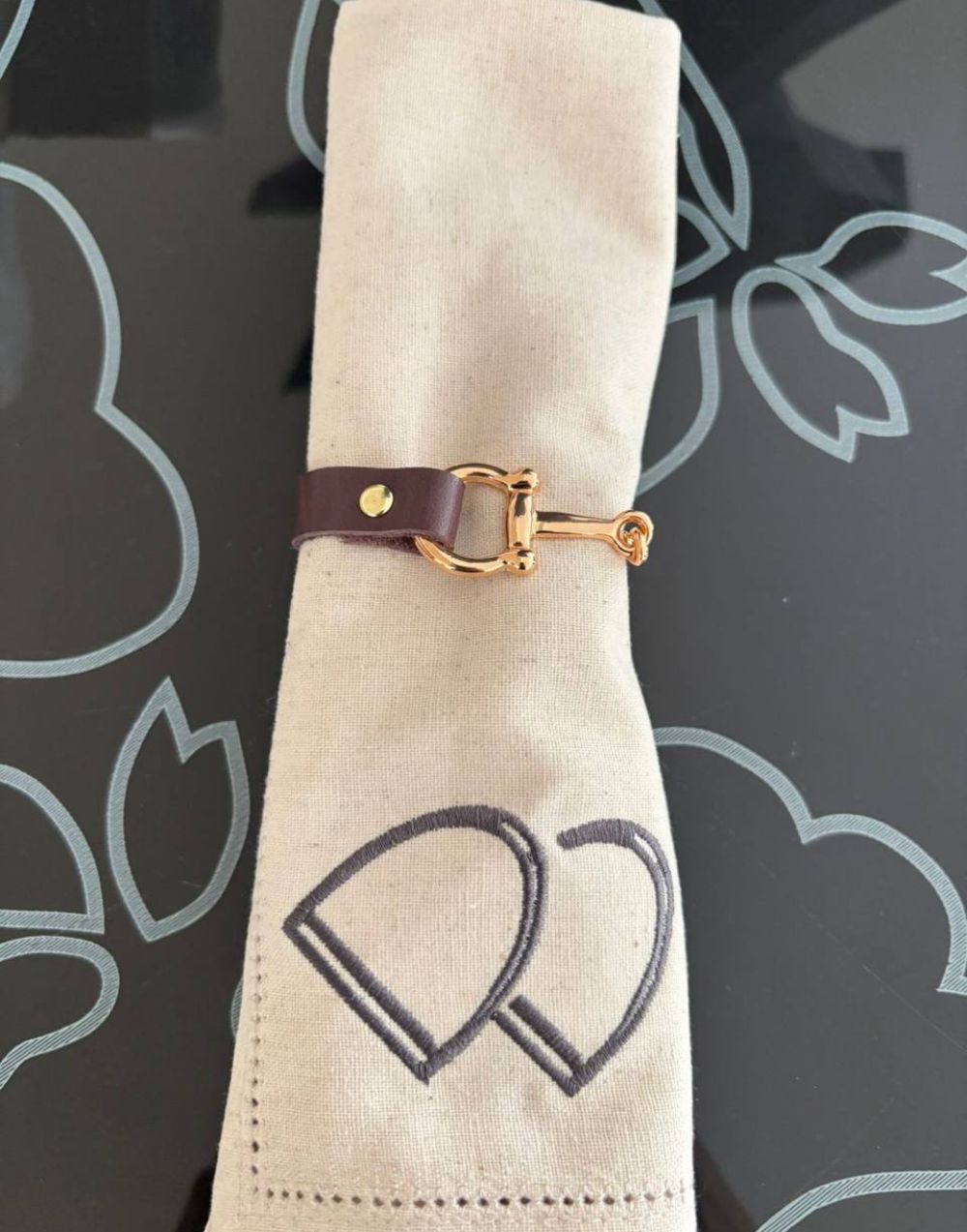 Snaffle Napkin Ties - Image 3