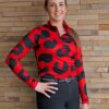 Red Leopard Casual Shirt