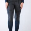 Equine Culture Marvellous Tights in Swift Grey color