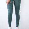 Equine Culture Marvellous Tights in Misty Forest color