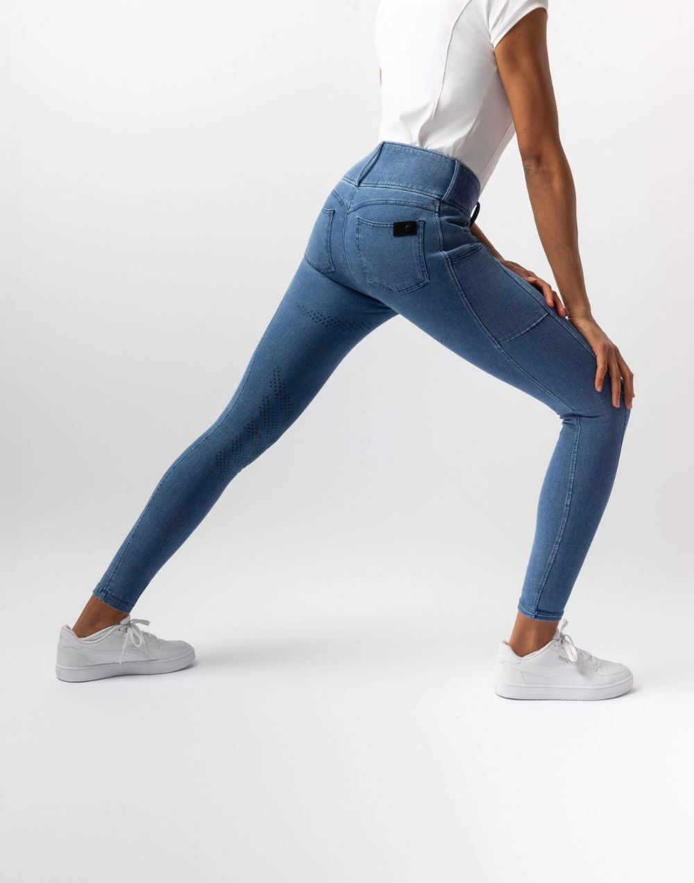 Carolyn Women´s Denim Full Grip Breeches