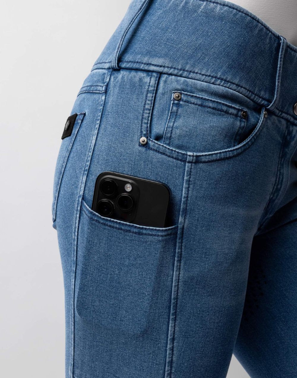 Carolyn Women´s Denim Full Grip Breeches