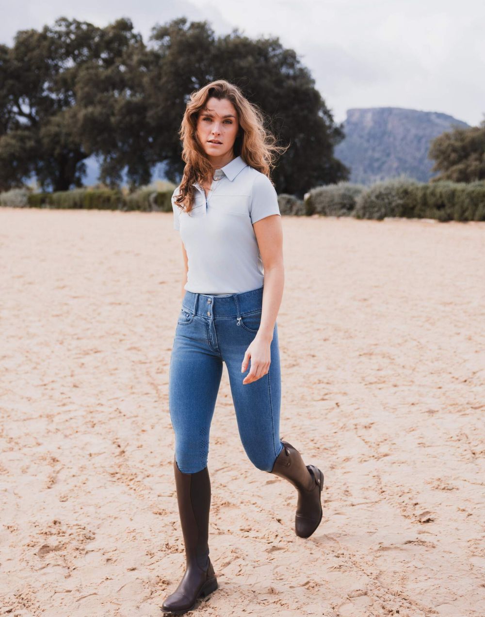 Carolyn Women´s Denim Full Grip Breeches