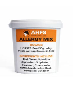 Allergy Mix herbal supplement for horse allergies