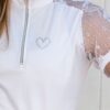 White Lace Show Shirt