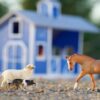Breyer Home at the Barn model horse stable playset with detailed stalls