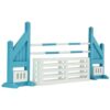 Breyer Box Brush Jump in blue for model horses and playsets