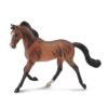 Breyer CollectA Thoroughbred Mare Bay vinyl model horse with detailed bay colouring