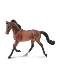 Breyer CollectA Thoroughbred Mare Bay vinyl model horse with detailed bay colouring