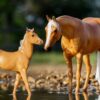 Breyer Ebony Shines Foal model horse with dark coat and detailed features
