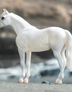 Breyer Grey Thoroughbred model horse with detailed sculpting and grey coat