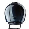KEP Cromo 2 Shine Blue Grid Chrome equestrian riding helmet with adjustable fit and ventilation