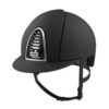 KEP Cromo 2 Mica Black equestrian riding helmet with adjustable fit and ventilation