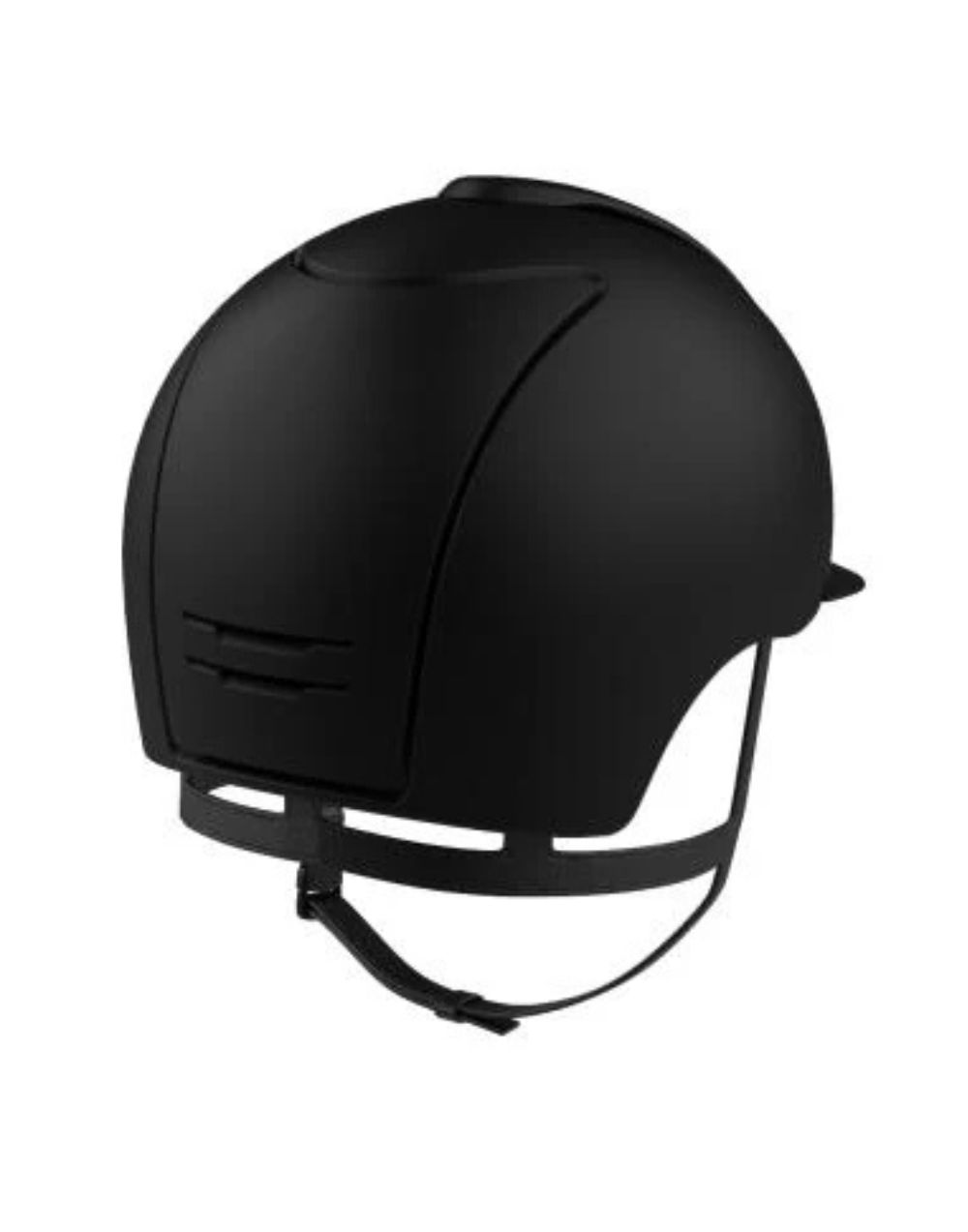 KEP Cromo 2 Tex Black Chrome Grid equestrian riding helmet with adjustable fit and ventilation