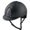KEP Smart Nova Black Star/Silver large equestrian riding helmet with adjustable fit and ventilation
