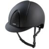 KEP Smart Nova Textile Black Star large equestrian riding helmet with adjustable fit and ventilation