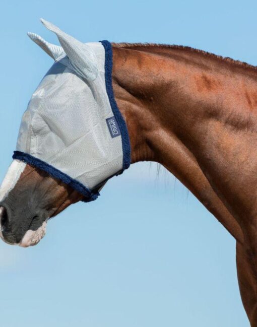 Amigo Fly Mask Silver/Ny