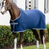 amigo comfort jersey cooler navy made from breathable moisture wicking fabric for drying horses