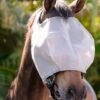 Amigo No Ears Fly Mask Silver/Grey - Image 4