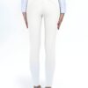 DEE White Performance Jods women’s riding jodhpurs with silicone knee grip and stretch fabric