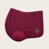 Espoir Allure Saddle Pad Plum ergonomic saddle pad with reinforced girth area