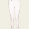 Espoir Coquet White Breeches breathable bamboo riding breeches for competition