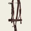 Espoir Chevalier Bridle Brown padded leather bridle with diamante browband