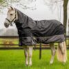 loveson 0g comfort turnout rug black grey waterproof lightweight horse rug