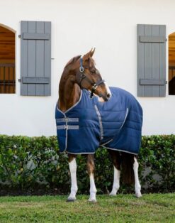 rambo 200g comfort stable rug navy with durable ripstop outer and soft lining