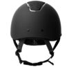 Horze AURORA riding helmet with glitter shiny panels, wide visor and dial-fit system, available in multiple colours