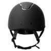 Horze AURORA riding helmet with glitter shiny panels, wide visor and dial-fit system, available in multiple colours