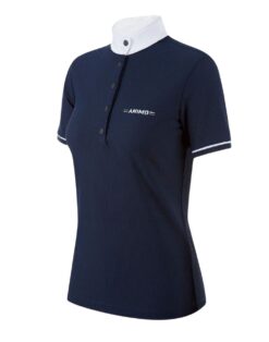 Animo Backy NY competition shirt breathable stretch riding shirt with perforated fabric design