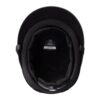 Horze Cadence riding helmet black snake lightweight adjustable equestrian helmet with visor and ventilation