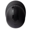 Horze Cadence riding helmet black snake lightweight adjustable equestrian helmet with visor and ventilation