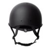 Horze Cadence riding helmet black snake lightweight adjustable equestrian helmet with visor and ventilation