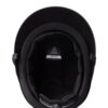 Horze Cadence riding helmet black snake lightweight adjustable equestrian helmet with visor and ventilation
