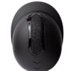 Horze Cadence riding helmet black snake lightweight adjustable equestrian helmet with visor and ventilation