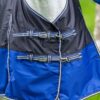 Blue Steel rain sheet lightweight waterproof horse rug with ripstop fabric and secure straps