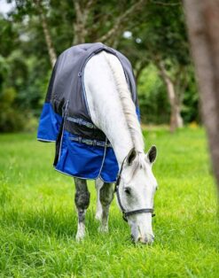 Blue Steel rain sheet lightweight waterproof horse rug with ripstop fabric and secure straps