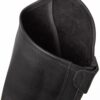 Horze Cosmos half chaps dark brown leather riding chaps with zip and elastic panel for secure fit