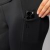 Horze Anya full grip riding tights UPF 50 lightweight breathable riding leggings for women / Black