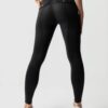 Horze Anya full grip riding tights UPF 50 lightweight breathable riding leggings for women / Black
