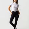 Horze Anya full grip riding tights UPF 50 lightweight breathable riding leggings for women / Navy